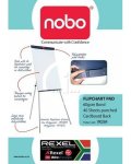 Nobo Flip Chart Pad 60GSM 40 Sheets White – 190284