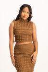 Tiana Sleeveless Crop Top - S