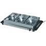 Sunbeam SPB-300C Chrome Buffet Serving Station 3 Chafing Dishes