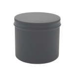 300G Solid Black Aluminium Tin