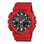 Casio G-shock Digital Quartz Resin Mens Watch - GA-100 Series - All Red