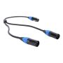Balanced Xlr Splitter Cable For Microphone And Mixer