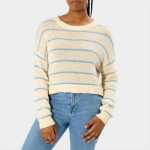 Hurley Womens Delta Sweater Off White - 10XL