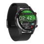 Designer Smart Health Watch WCD04 L13 - Black Steel/black Woven Steel Strap