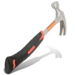 Tork Craft Hammer Claw 450 G 16 Oz All Steel With Ergonomic Grip & Full Pol Head TC606450