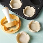 2PCS Flower Pastry Cutter And Tart Tamper Set - Perfect For Baking Tarts Cookies And Biscuit Cutters - Kitchen Gadgets And Acces