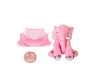 9T9 Store-elephant Pillow Plate And Portable Bed Combo