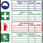 Large Health And Safety Rep Safety Sign