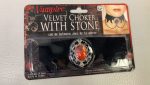 Velvet Choker With Stone