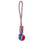 Dog Ball Tug Rope Toy