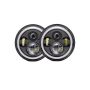 2PCS 7 Inch 60W Round LED Headlights For Jeep