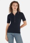Tommy Hilfiger Slim Rwb Tipping Polo 1 2SLV - Desert Sky