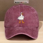 Vintage-style Cotton Baseball Cap With Adjustable Fit - Lightweight Machine Washable Sun Protection For Outdoor Sports Camping &