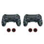 Skins For PS4/SLIM Controller Set Of 2+4