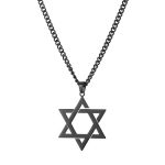 Vassago Star Of David Pendant Necklace Solomon Six-pointed Star Talisman Stainless Steel Hexagram Jewish Israel Jewelry For Men