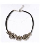 Multi Wire Ball Choker - Silver Free