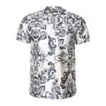 Floral Satin Short Sleeve T-Shirt