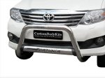 Toyota Fortuner 2006 – 2015 Nudge Bar With Oval Cross Member Stainless Steel – Asb