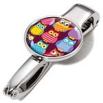Handbag Holder With Bag Clip Owls