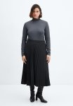 Plus Skirt Pleat - Black