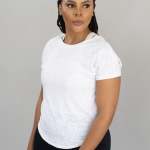 Vee-strapped Tee White - M White