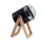 Spot Table Lamp Metal And Wood - White