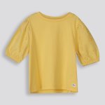 GIRLS Puff Sleeve Tee - 10 Yellow