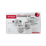 Omada - 7 Piece Stainless Steel Cookware Set