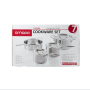 Omada - 7 Piece Stainless Steel Cookware Set