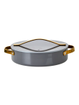 28CM Aluminium Skillet With Lid - None Assorted