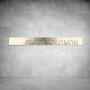 House Number D06 - 1000 X 250 / Matt Gold / No