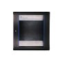 12U 600X450 Wallmount Cabinet - Black