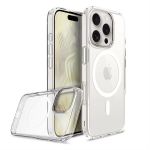 Clear Magsafe Case Shockproof Transparent Back Cover For Iphone 16 Pro