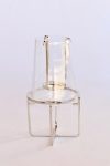 Glass Hurricane Lamp 31X14CM