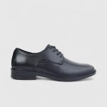Mens Harrington Leather Shoe In Black - Black 13