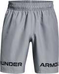Men's Ua Woven Graphic Wordmark Shorts - STEEL-035 Md