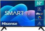 Hisense 32A4H 32" Vidaa Smart Tv 1366 X 768 Resolution USB HDMI