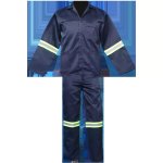 Navy Blue Conti Suit 2 Piece With Reflective Poly Cotton