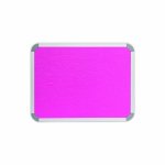 Info Board Aluminium Frame - 600 450MM - Pink