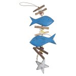 Fish And Star Hanging Decor Driftwood 60CM