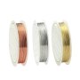 3 PCS Wire For Bracelet And Necklace Or Rose Craft Wire Jewelry Colorfast Beading Embellishment 0.2 To 1 Mm Craft Making