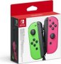 Nintendo Joy-con Neon Controller Pair Green & Pink