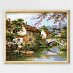Adult Paint By Numbers With Frame - Riverside Manor