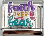 Faith Over Fear Colour 9MM Charm