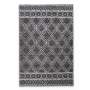 Portobello Fennel Traditional Black & White Rug - 200 X 290 Cm / Black/white