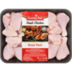 County Fair Fresh Chicken Braai Pack 16 Pieces Per Kg