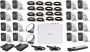 Hikvision 16-CH Kit: 20M Cables Included & Flash Drive