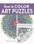 Love To Color Art Puzzles - A Color By Number Books Of Petals Patterns Mandalas And More Paperback