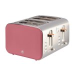 Swan Nordic 4 Slice Toaster Fuchsia Rose Oatmeal - Oatmeal