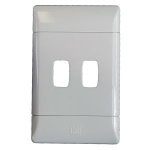 G001-P 2LEVER Grid Plate 2X4 White - Range